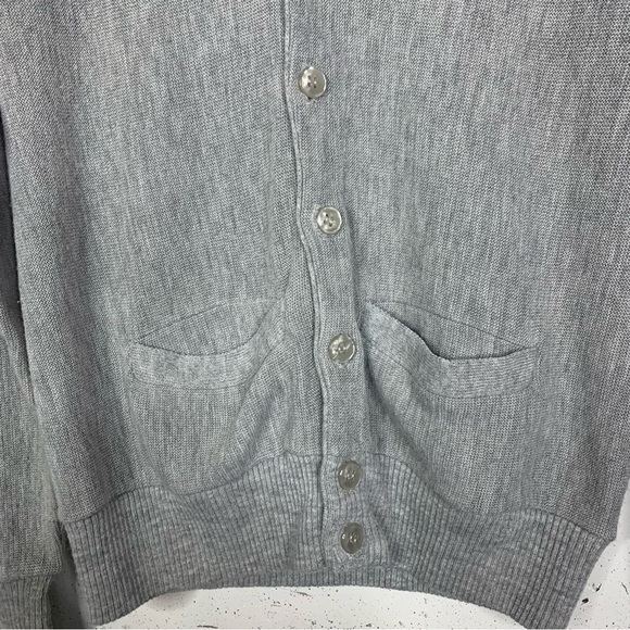 Virgin Zefran Heathered Knit Vintage Cardigan Sweater Size Medium - Picture 3 of 12